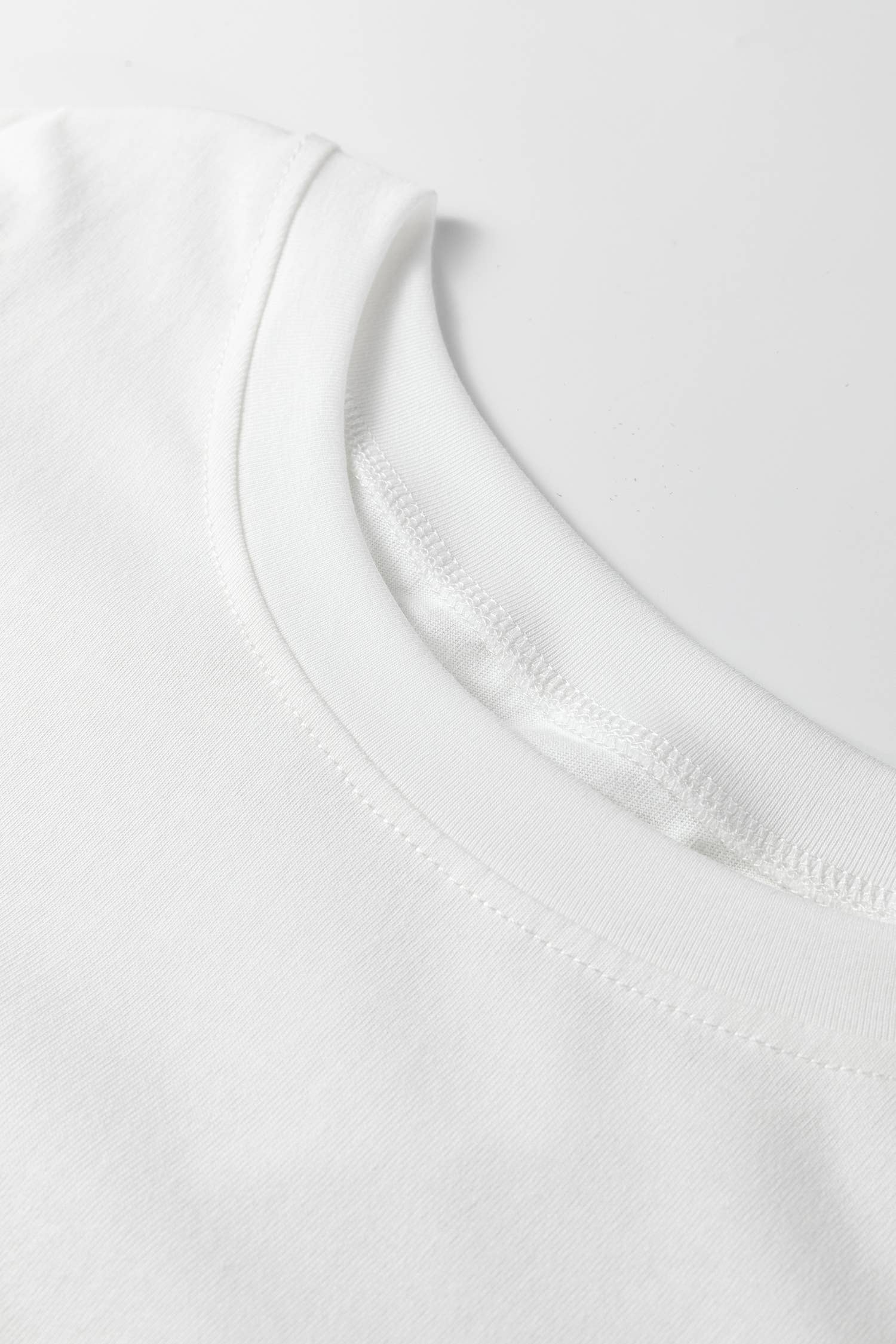Leopard Bow Embroidered Cotton T Shirt : White / S - 3X