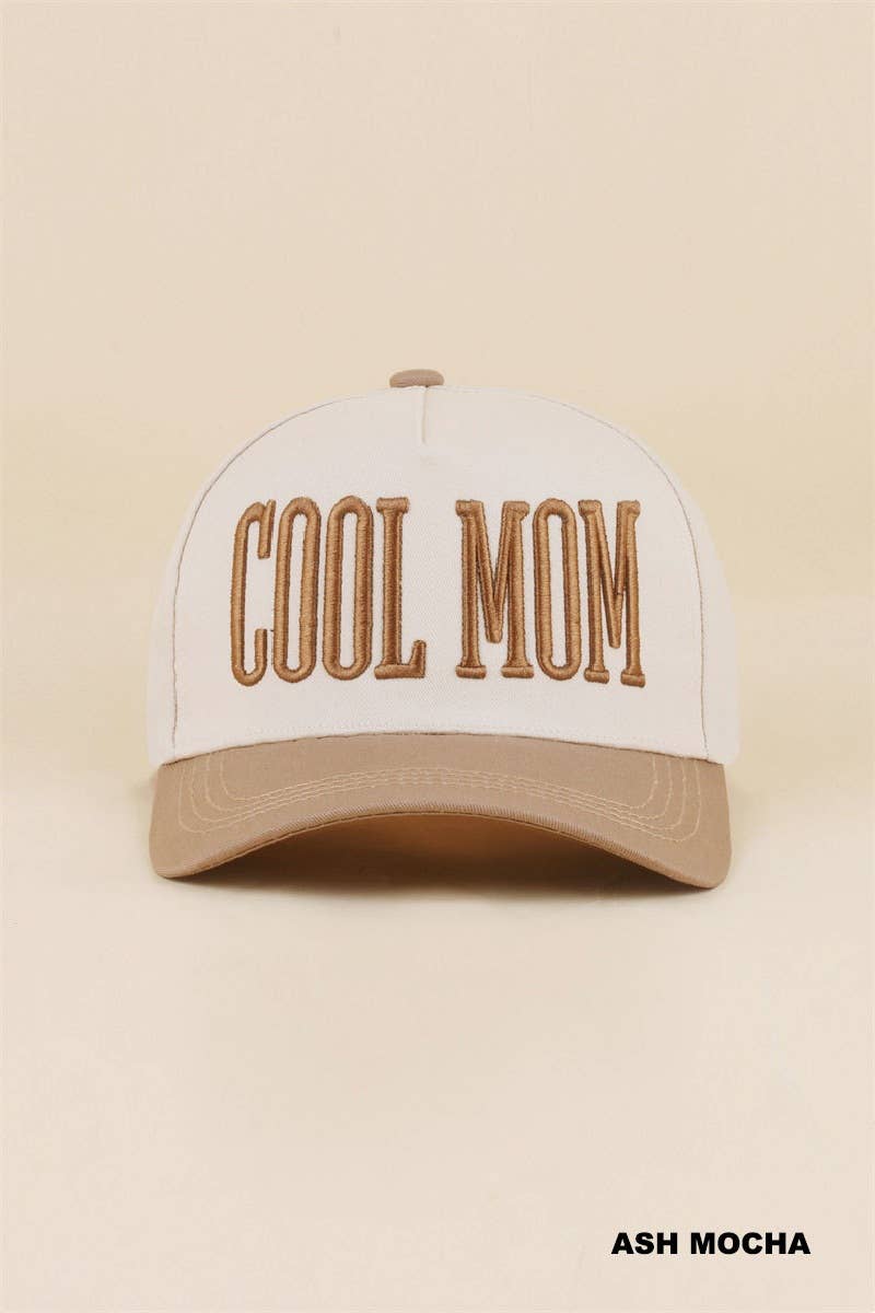 Zenana Cool Mom Two Tone Snapback Hat Zenana: LEOPARD / OS