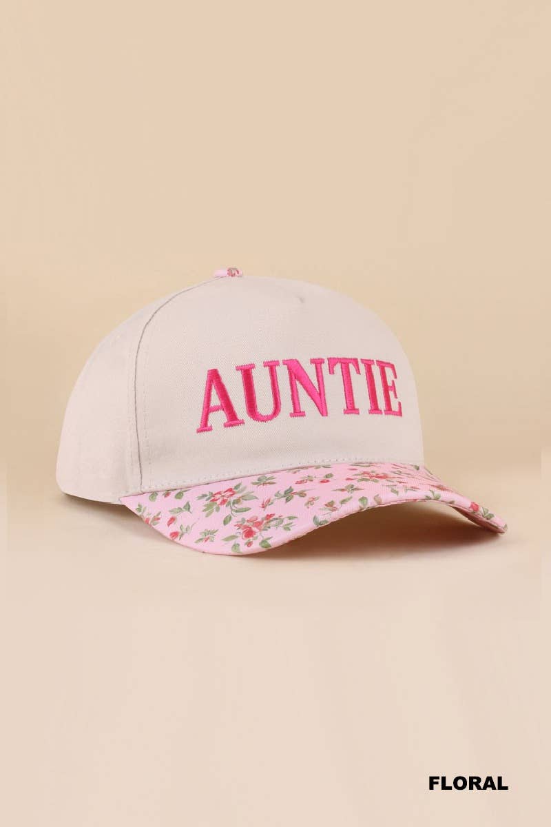 Zenana Happy Wife, Happy Life Two Tone Snapback Hat: FLORAL / OS
