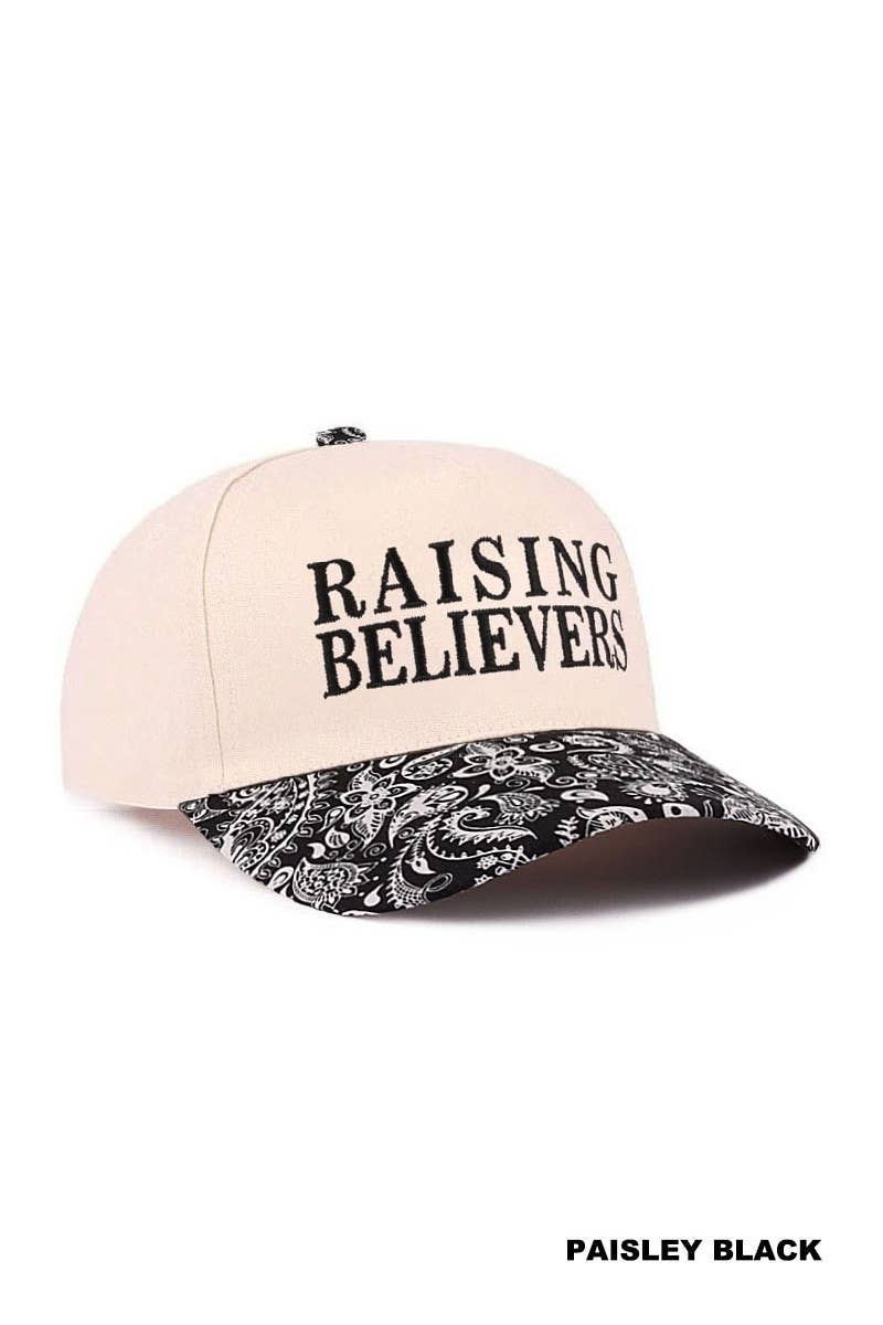 Zenana Raising Disciples Two Tone Cotton Hat : ZEBRA / OS