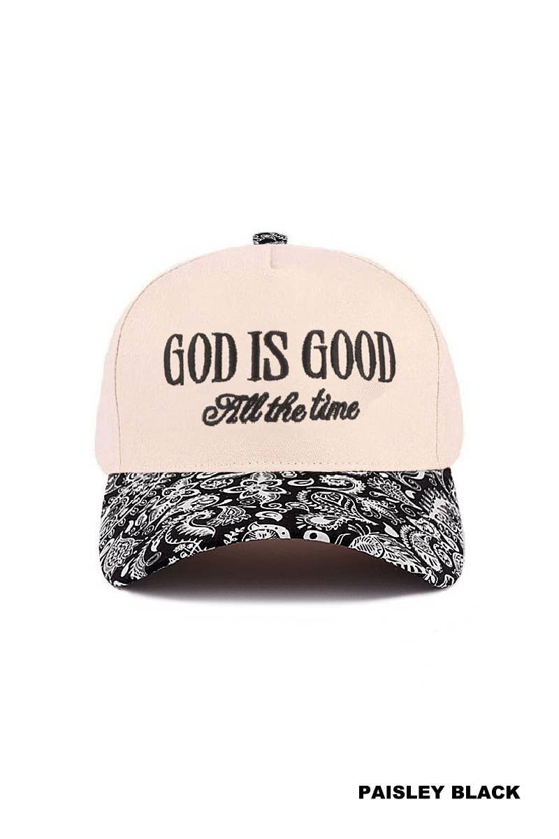Zenana Somebody's Problem TwoTone Canvas Cotton Cap: COW / OS