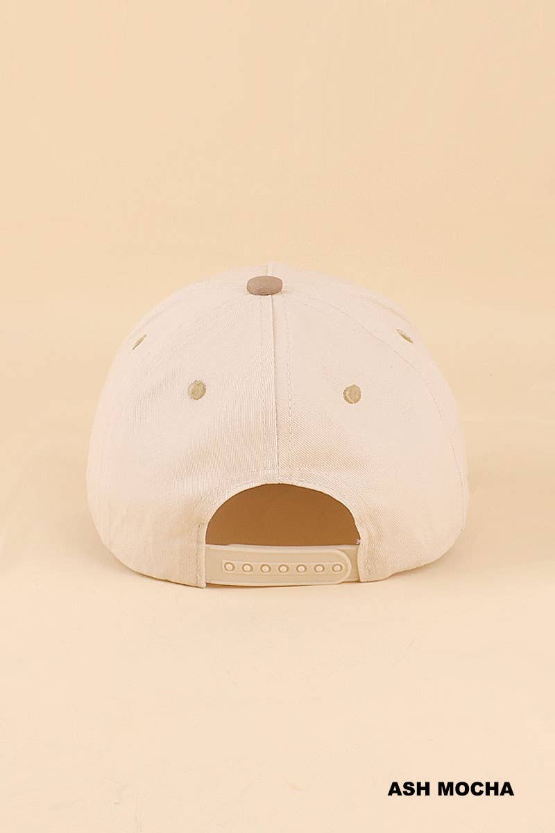 Zenana Raised On 90's Country Two Tone Snapback Hat Zenana : COW- / OS