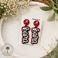 Alabama Crimson Tide Bama Game Day Earrings | Logo post