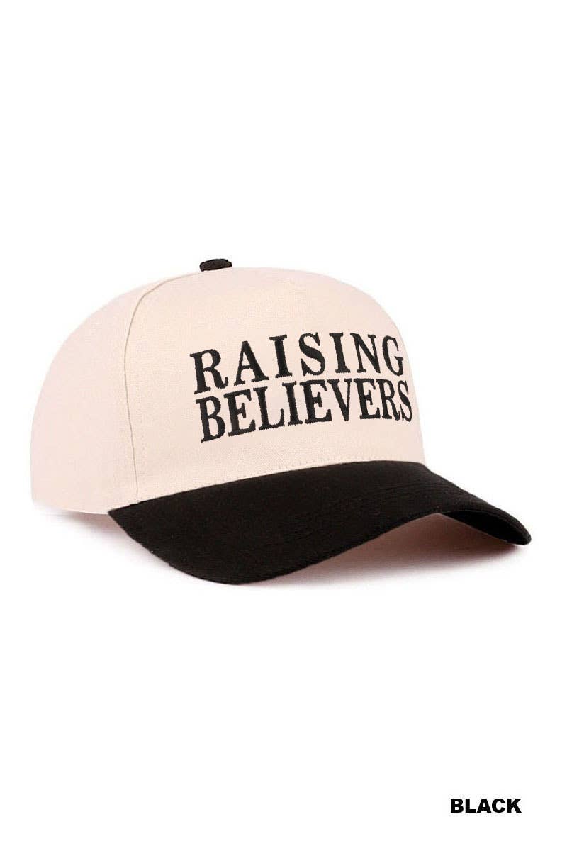 Zenana Raising Disciples Two Tone Cotton Hat : ZEBRA / OS
