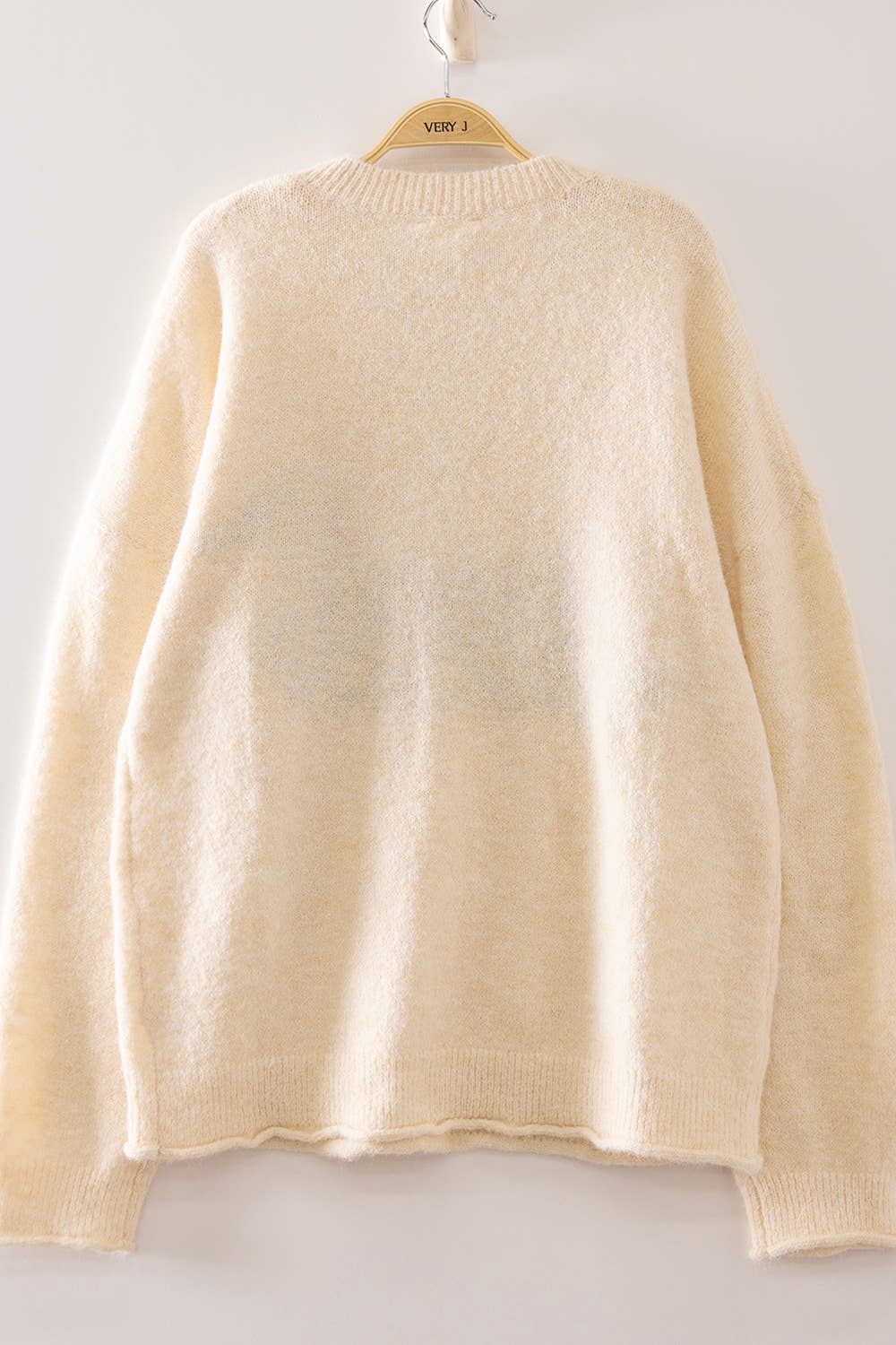 Just Ducky Fuzzy Knit Sweater - Sizes Small - Large