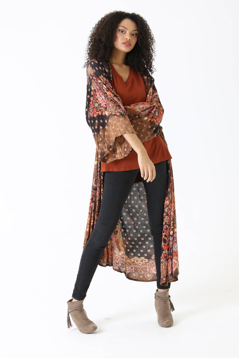 After Midnight Boho Duster Kimono Sizes Sm-Lg