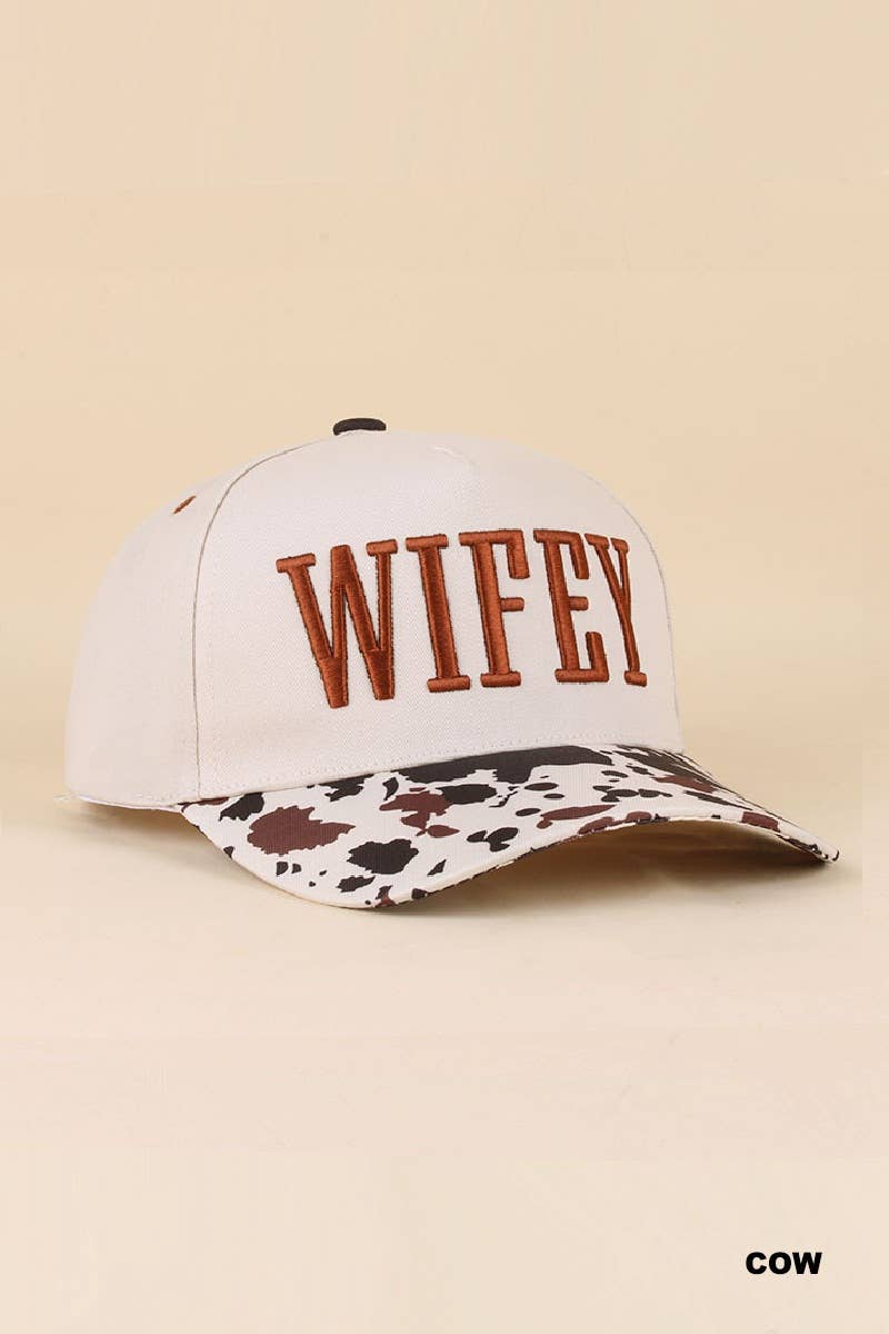 Zenana Happy Wife, Happy Life Two Tone Snapback Hat: FLORAL / OS