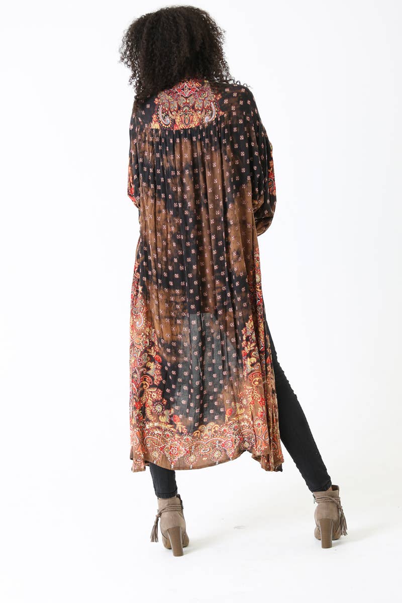 After Midnight Boho Duster Kimono Sizes Sm-Lg