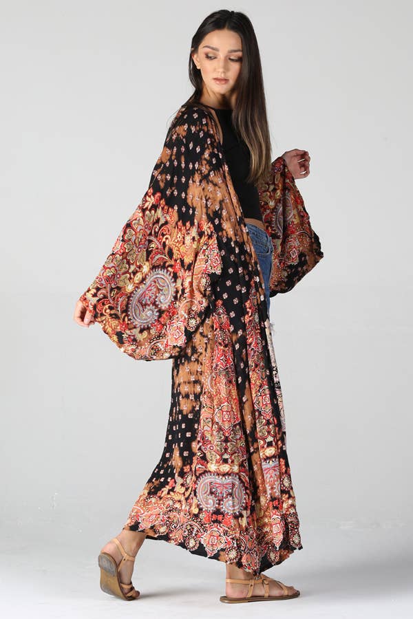 After Midnight Boho Duster Kimono Sizes Sm-Lg