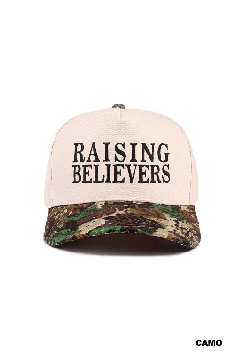 Zenana Raising Disciples Two Tone Cotton Hat : ZEBRA / OS