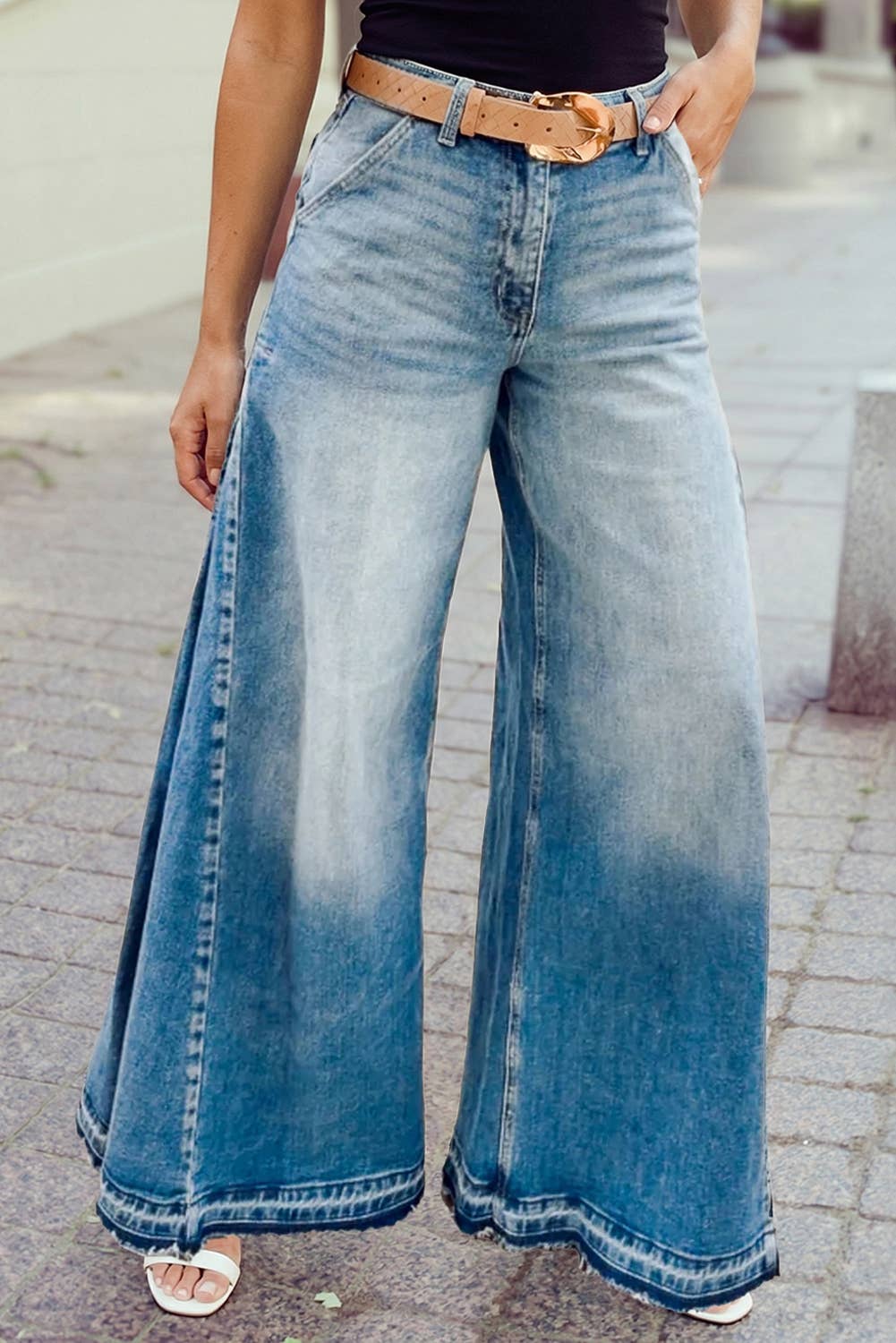 Vintage Boho High Rise Wide Insert Flare Leg - Sizes 4-16