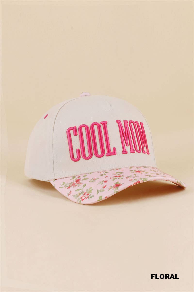 Zenana Cool Mom Two Tone Snapback Hat Zenana: LEOPARD / OS