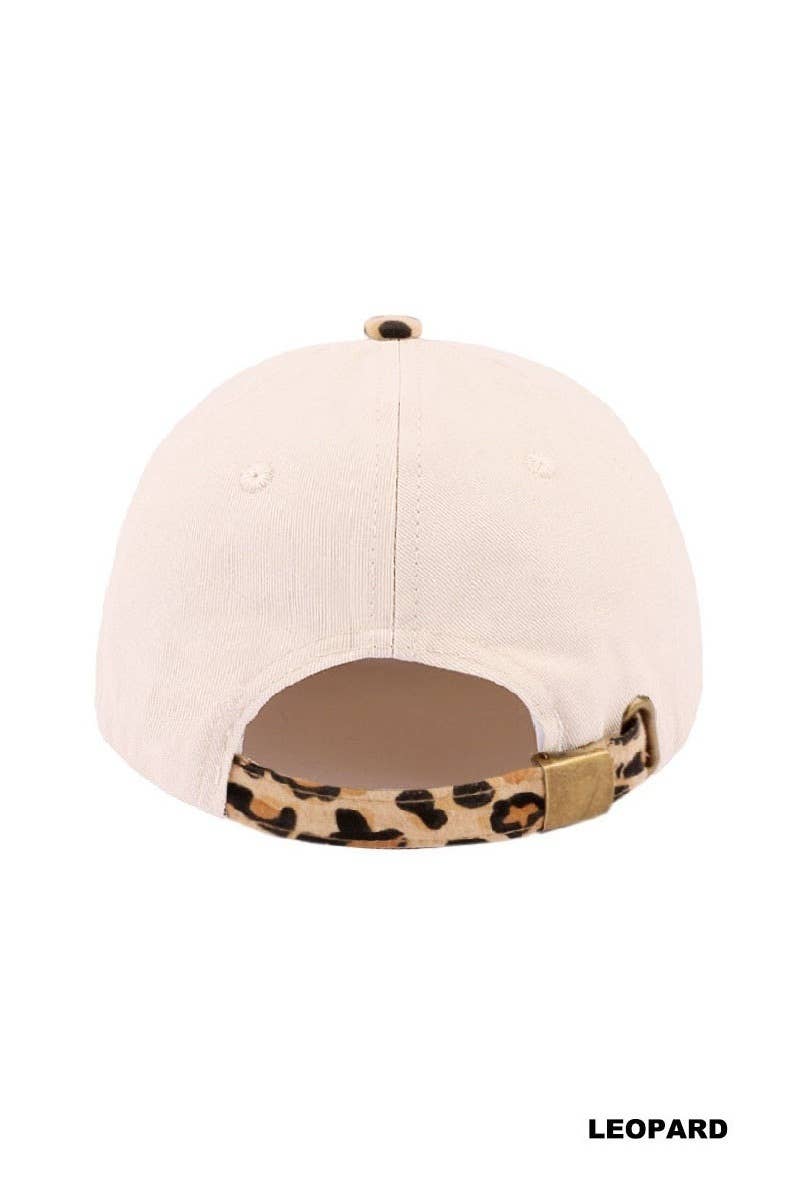 Tanned & Tipsy two tone canvas cotton cap  Zenana .: FLORAL / OS