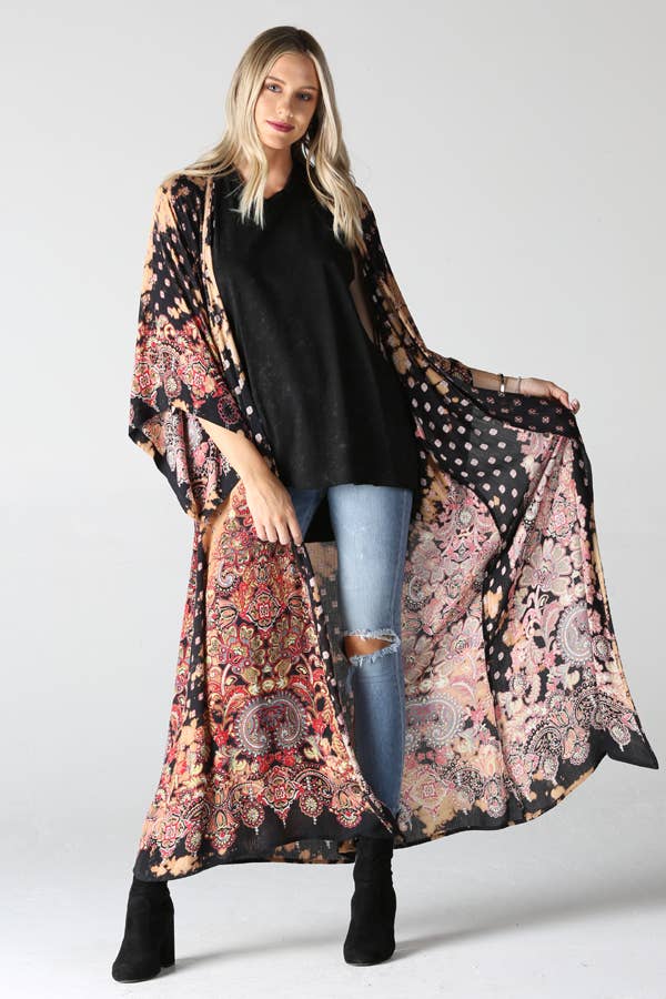 After Midnight Boho Duster Kimono Sizes Sm-Lg