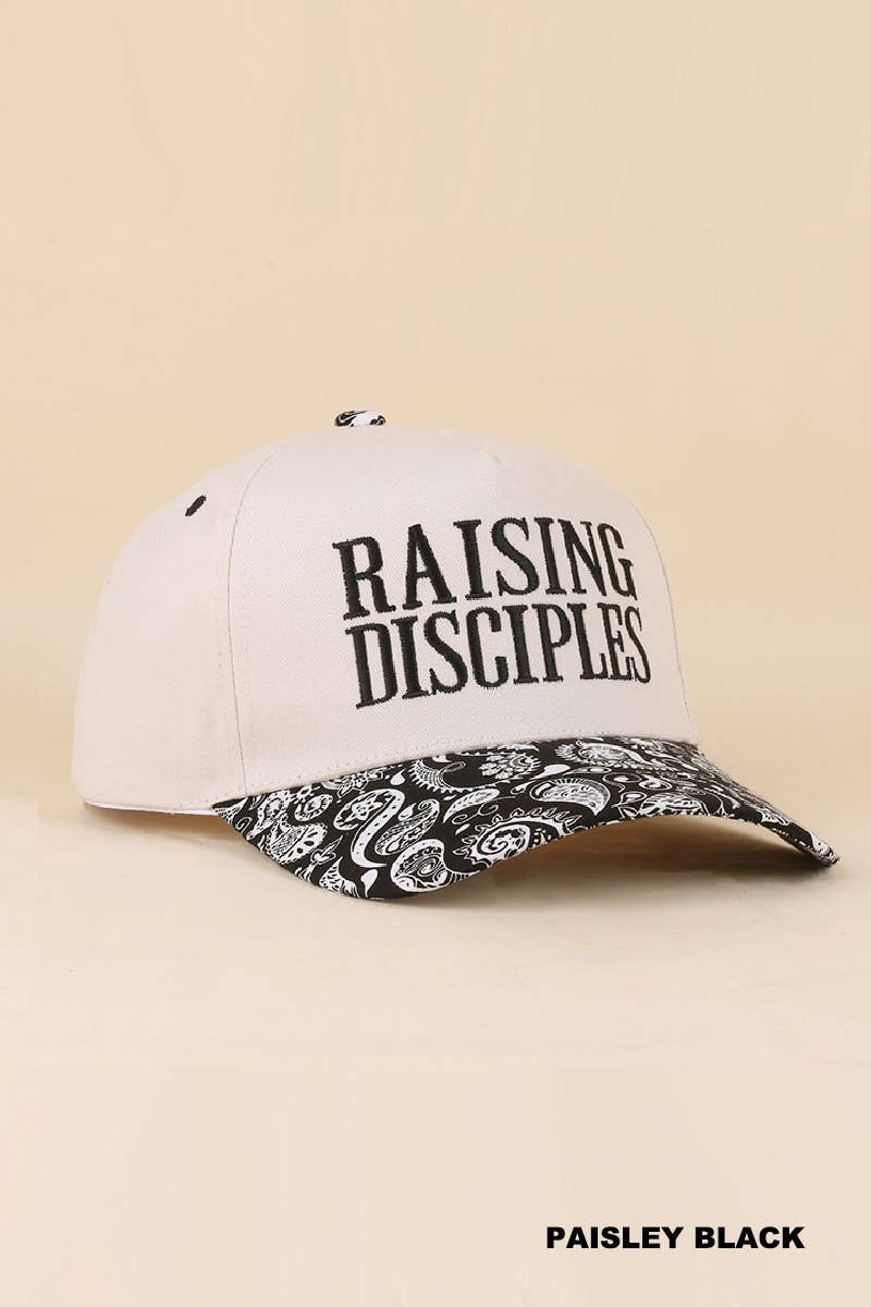 Zenana Raising Disciples Two Tone Cotton Hat : ZEBRA / OS