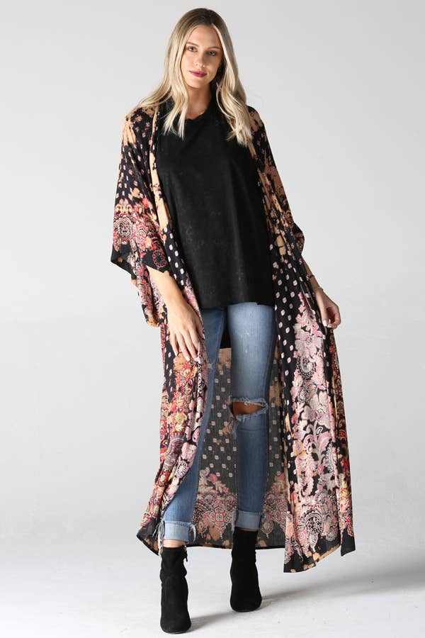 After Midnight Boho Duster Kimono Sizes Sm-Lg