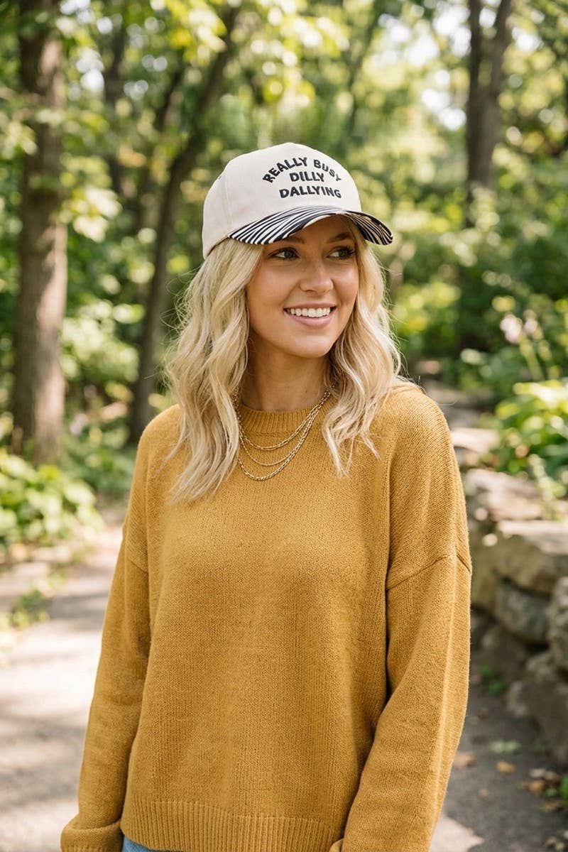 Zenana Dilly Dally Two Tone Snapback Hat: FLORAL/ OS