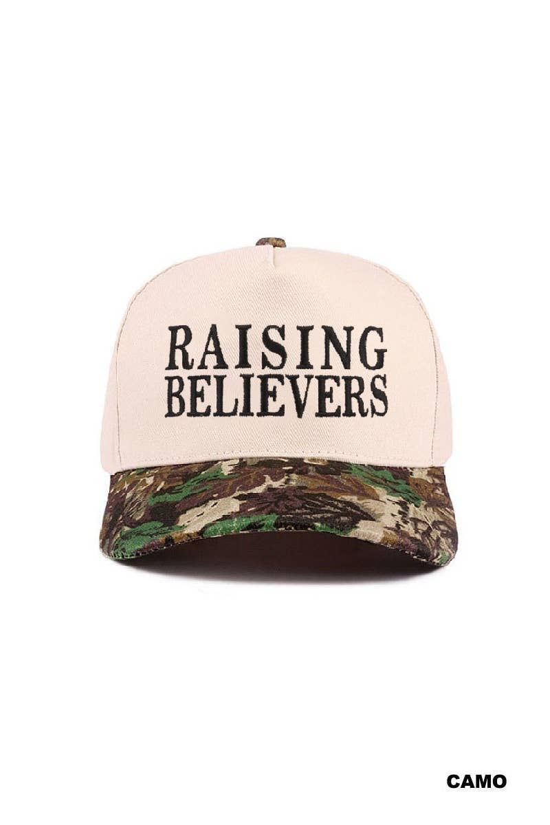 Zenana Raising Disciples Two Tone Cotton Hat : ZEBRA / OS
