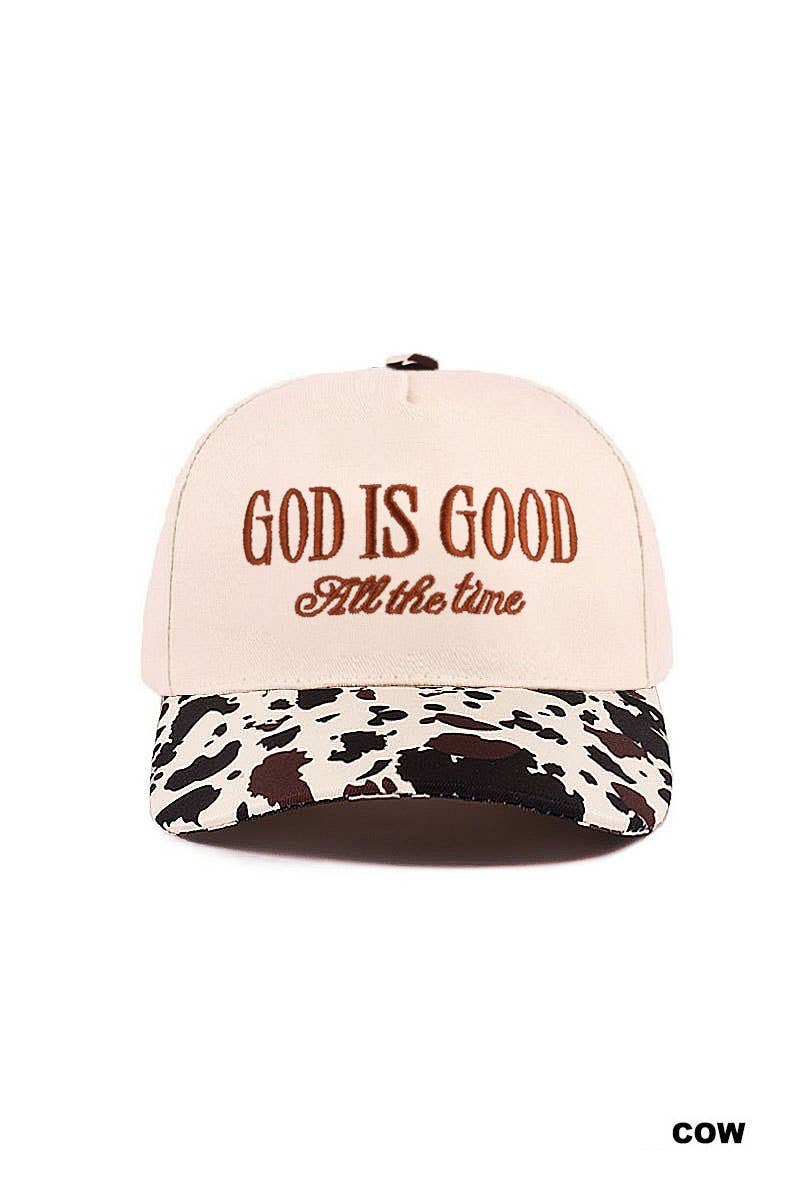 Zenana Somebody's Problem TwoTone Canvas Cotton Cap: COW / OS