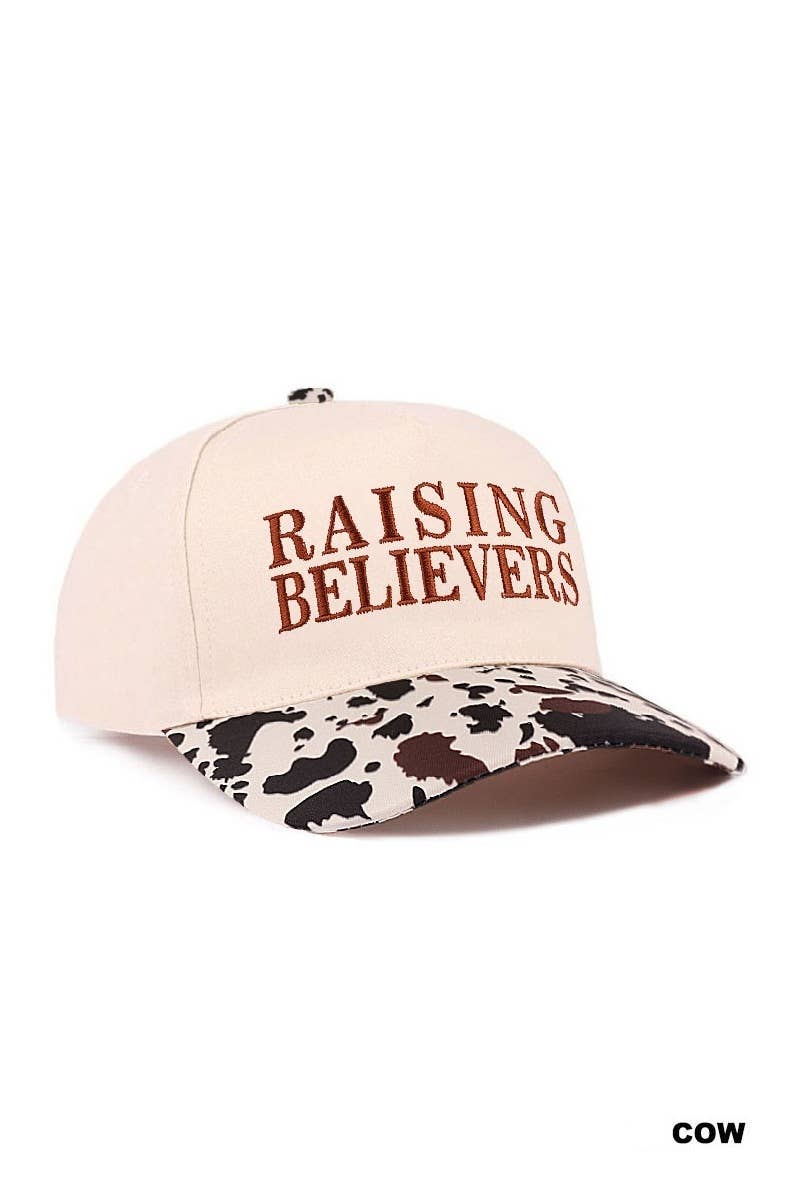 Zenana Raising Disciples Two Tone Cotton Hat : ZEBRA / OS