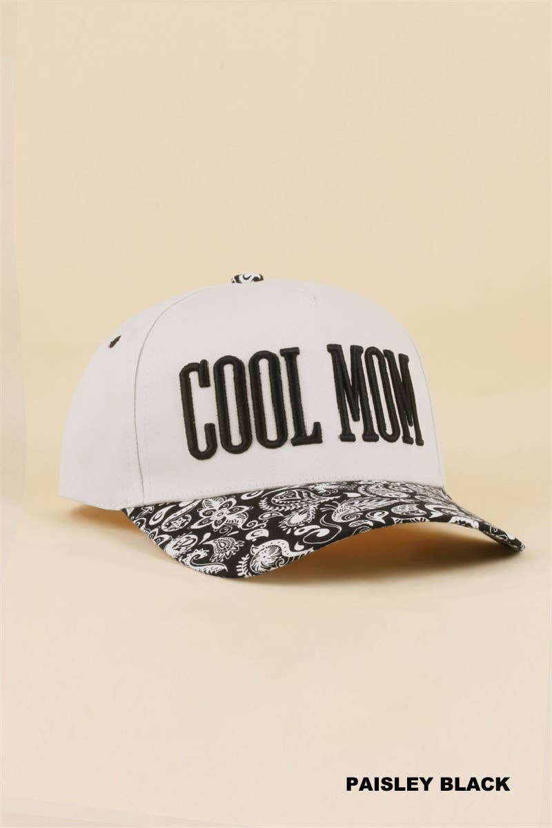 Zenana Cool Mom Two Tone Snapback Hat Zenana: LEOPARD / OS
