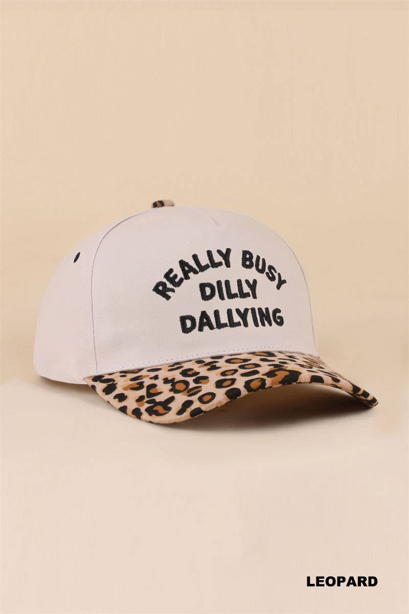 Zenana Dilly Dally Two Tone Snapback Hat: FLORAL/ OS