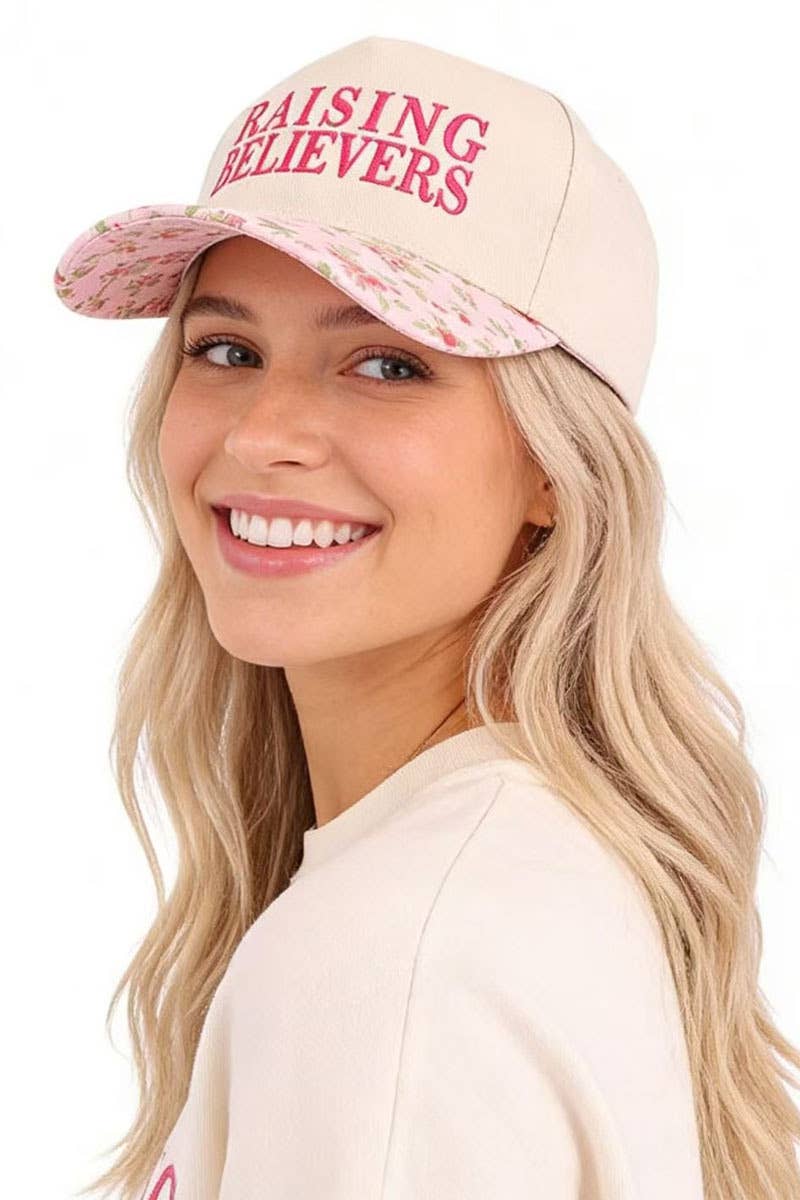Zenana Raising Disciples Two Tone Cotton Hat : ZEBRA / OS